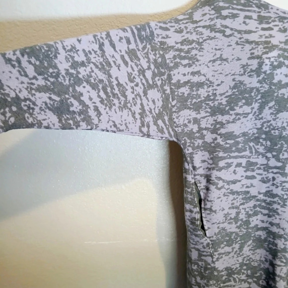 💚5/$25 Diesel D-Jana Lavender & Gray Oversized Cotton Blend Knit Dress Pockets - Picture 5 of 7